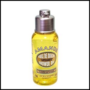 LOccitane Amande Shower Oil Almond Cleansing Softening 2.5 oz 75 ml Travel Size